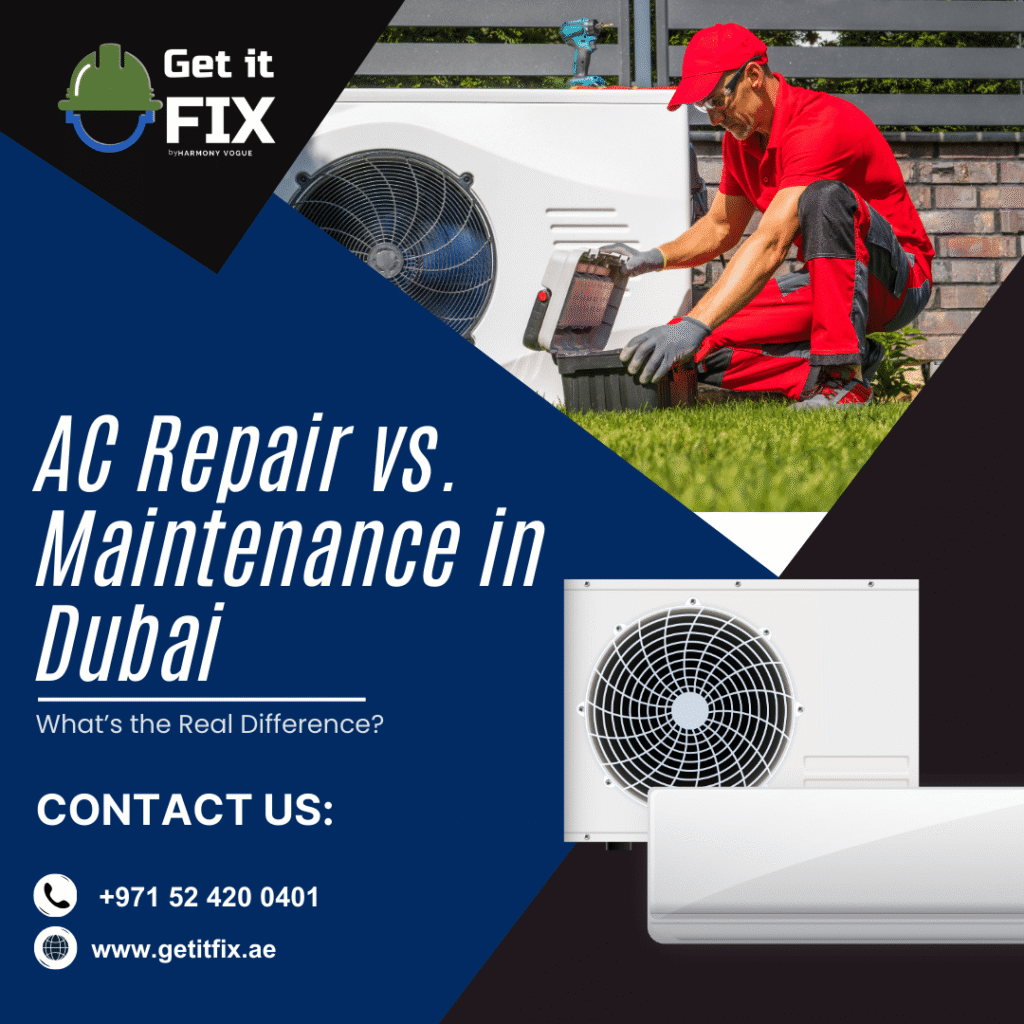AC Repair vs. Maintenance in Dubai